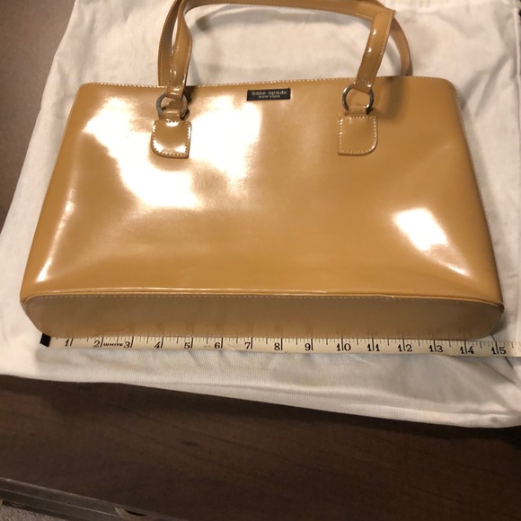 Kate Spade Vintage Nude Patent Leather Handbag - Picture 9 of 11